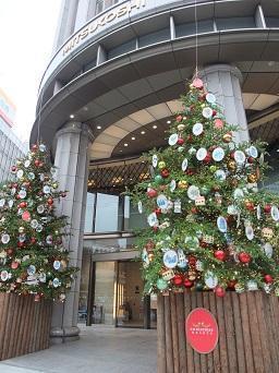 日本橋三越のクリスマスツリーと日本橋: ぼくんち杉並区